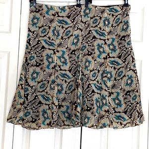 George designs by Mark Eisen multicolored pull on floral skirt size 18